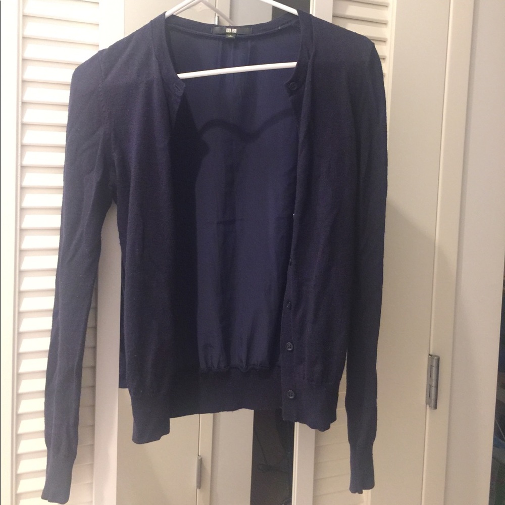 Uniqlo Knit Cardigan Navy